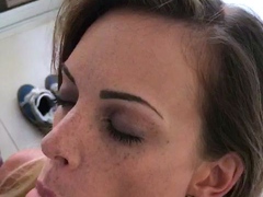 Big tit MILF sucks and fucks a big cock