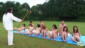 Asian housewife sucks and rides tool in cowgirl position.