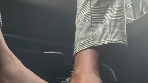 Tiny slave is humiliated in Goantess Zai’s car | C4SGiantess with White Toes | Humiliation JOI