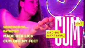 My personal cum-rag with a tongue. 😈👠