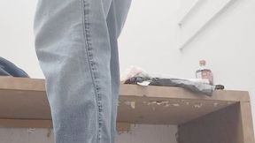 Long fitting room calves