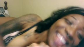 Big Tit and Big Assed Ebony Goddess Shows Off Her Sexy Body