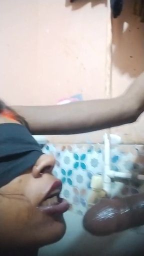 Desi Slut Wife Face Fuck for Next Level