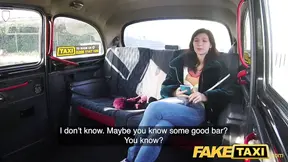 Sex Taxi Lucky drivers cock fills sexy passengers pussy