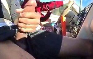In the car horny