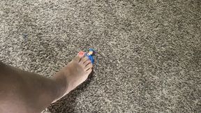 Foot Domination - teenie is Punished by Giantess Giant Sole for Delivering Giantess Package Late, femdom, giantess, shrinking fetish  1080 smalller