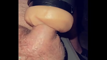 Flashlight stuffed with big dick