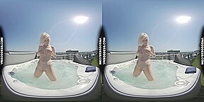 Penthouse Rooftop Jacuzzi Hot Ingrida Smoking And Masturbating In The Sun