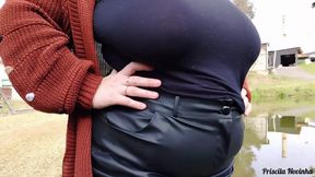 I Spent It with My Stepmother, She Loves to Show off in Public with Transparent Clothes.