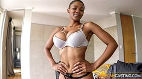 Busty MILF Cherie Gwendolyn rides and blows huge cock