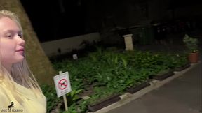 Skinny blonde teen neighbor gets fucked and sucked during vacation