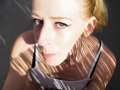 MyDirtyHobby - Outdoor blowjob from cheating blonde babe POV