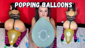 Popping Balloons with My Fat Ass