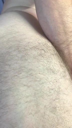 Hairy Daddy Fuck Young Hole with Dildo and Big Cock