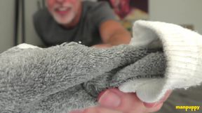 ManPuppy Richard Lennox Makes You Worship His Sweaty Rank Socks In Foot POV