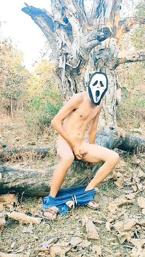Indian Men Nude in Forest