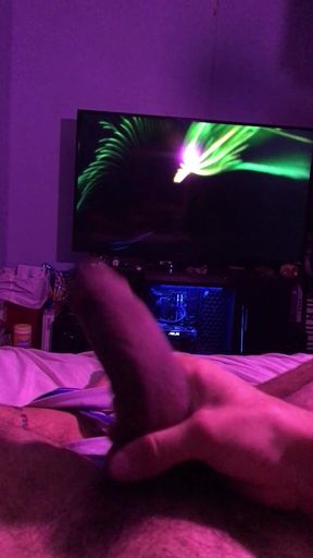 POV wet and sticky uncut cock (4K)