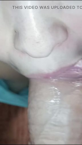 My New Stepmom Came to Visit Me at Night and Gave Me a Blowjob Until I Came in Her Mouth.