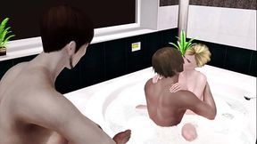 Max'_s Life Temporada 2 Cap 114 - follando con MILF rubia enfrente de su cornudo esposo