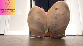 Size 16 Feet Shoeplay & Dangling in Sandals - 67 Tall Amazon