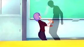 Student Tempts Stern Sensei Into Fiery 3D Hentai Anal Encounter