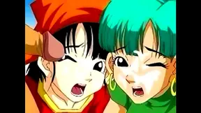 Pan Bulma Seduce Goku in Steamy Dragon Ball Tryst