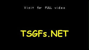 Voluptuous tranny cannot stop riding this steely boner