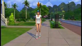 Hentai Anime Sims – Sexy Walk Leads to Intimate Fun