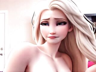 Elsa lost her mind and became a lustful doxy JOI