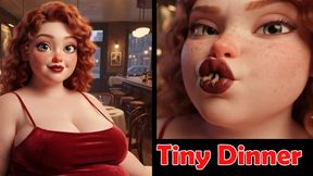 [STORY] Curvy Redhead Giantess s Delicious Tiny Dinner Soft Vore 3D Cartoon Animation