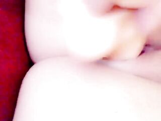 Lascivious Little Floozy Pounds Her Constricted Wet Pink Snatch! *Daddy Made Me So Juicy*