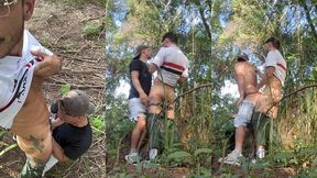 gozei dentro do boy na trilha