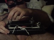 Kinky Panther balls pressed after a long time of abstinence