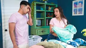 ”Why are the towels so sticky, step brother?”