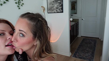 POV HOT Lesbian Sex Elly Clutch & Millie Morgan