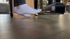 Piano Practice in White Ankle Socks