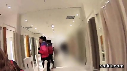 Stellar czech chick gets seduced in the shopping centre and plowed in pov