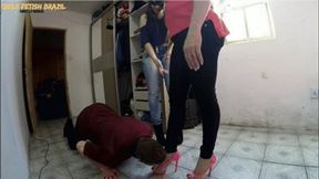 Mother and Daughter Episode 2 (Foot Worship) # SD MOBILE- Special 10th Anniversary of Girls Fetish Br