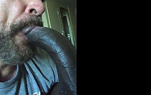 Taking Cock at the hotel.