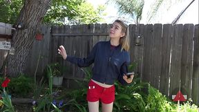 Cigarette Break After Yard Work