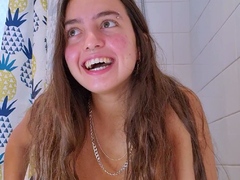Hot redhead amateur teen girl riding and jerking boyfriend