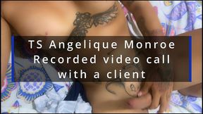 ts angelique monroe - recorded video call