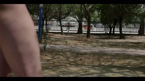 Arab Kuwaiti Exhibitionist Cruising Fully Naked in Park