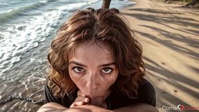 athletic copper-haired whore with smoky eyes and thick hips in black cropped hoodie – medium perky tits and firm ass begging to be fucked hard[ai]