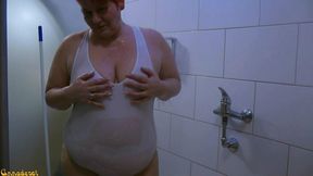 Annadevot - Transparent Swimsuit Under Shower