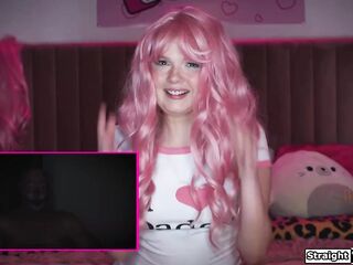 Tiny petite bazookas stepdaughter Coco Lovelock finds out her stepdad has been watching her porn streams and gives a decision to screw him.This babe facesits and squirts