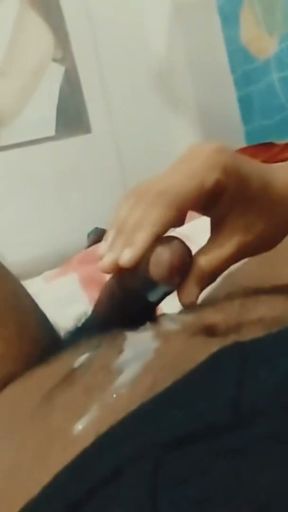 Sri Lankan girl play with big cock and lot of cum   Clip 2