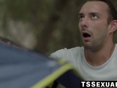 TSSexual.com - Liv Revamped's threesome with ts Korra and Johnny B