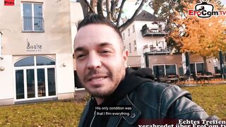 German blonde skank into ebony tights fucking wild during the point of view Date