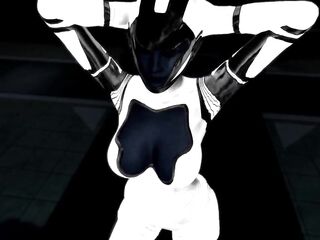 Videgame alien porn with Liara Mass Effect sex on ship